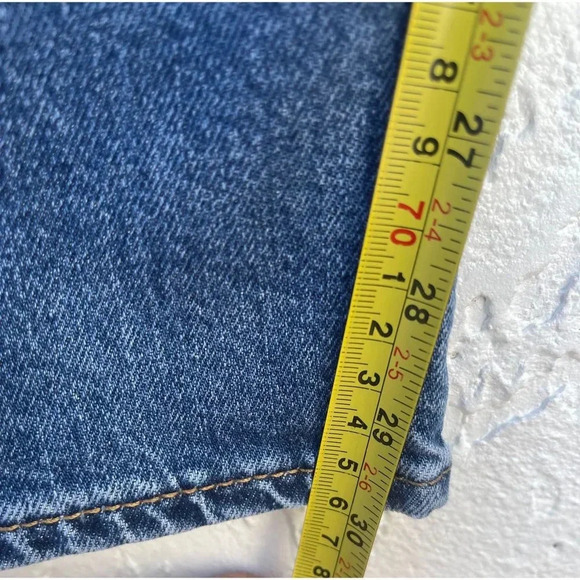 Levis Mens Mid Rise Straight Leg Denim Jeans Blue Sz W38 L30 - Picture 9 of 14